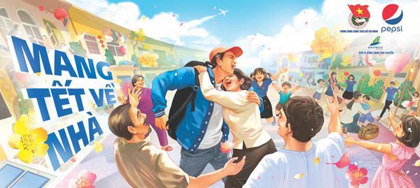 Pepsi's Lunar New Year Homecoming Project Poster / Pepsi Vietnam